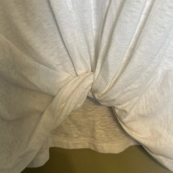 J. Crew White Twist-Knot Sleeveless Tank - Picture 3 of 4